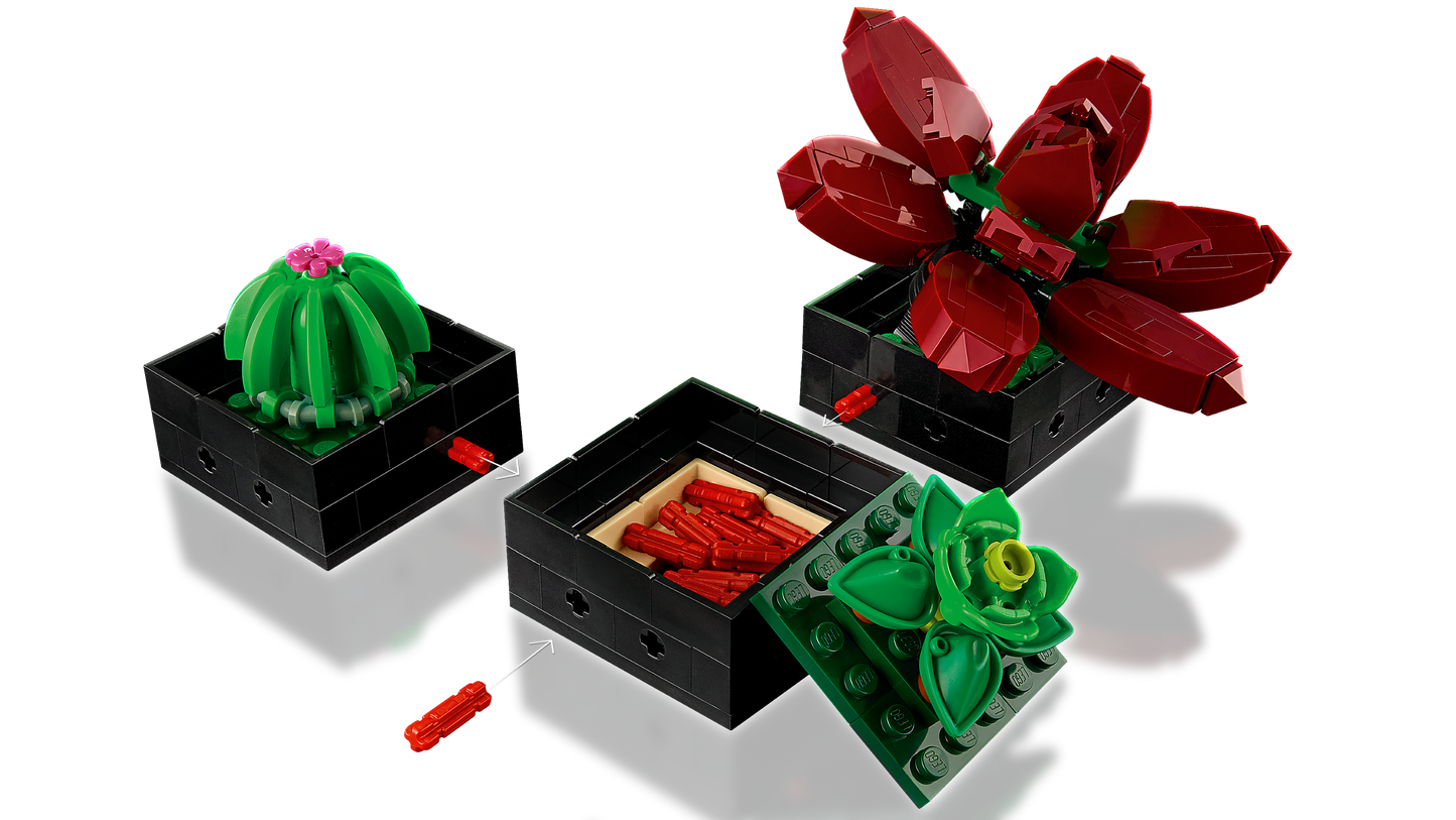 LEGO® Les Succulentes – Collection Botanique