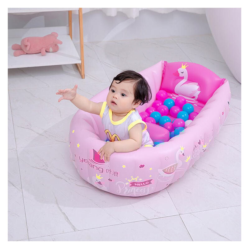 Baignoire Gonflable Bébé / Piscine Enfant – Forme Cygne