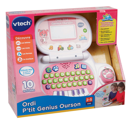 Ordinateur Enfant P’tit Genius Ourson – Rose