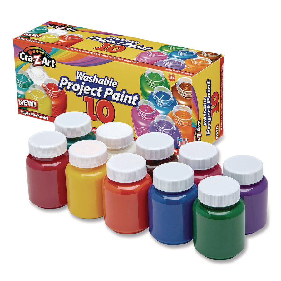 Cra-Z-Art - 10 Pots de Peinture Lavable
