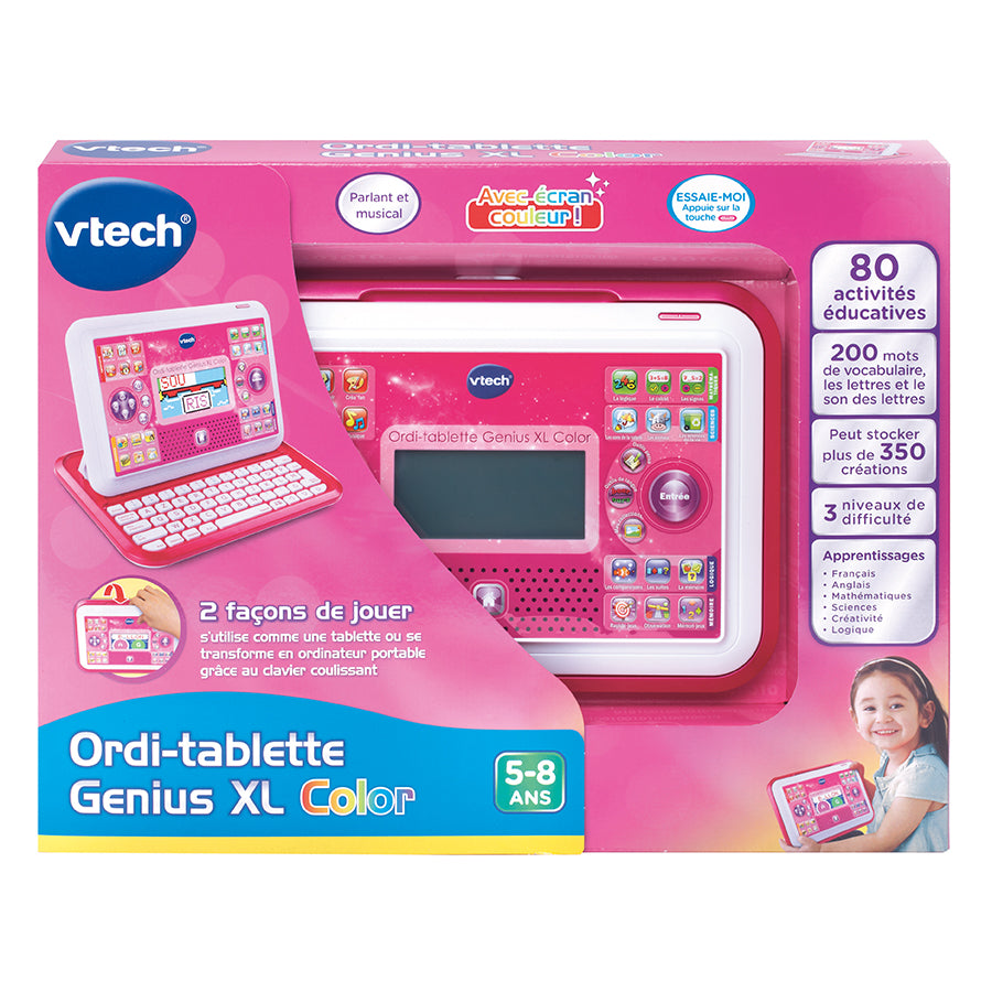 Ordi-Tablette Genius XL Color Rose VTech