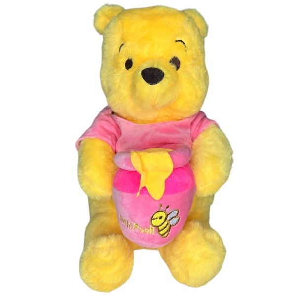 Peluche Winnie The Pooh - Tonneau de miel - 35cm