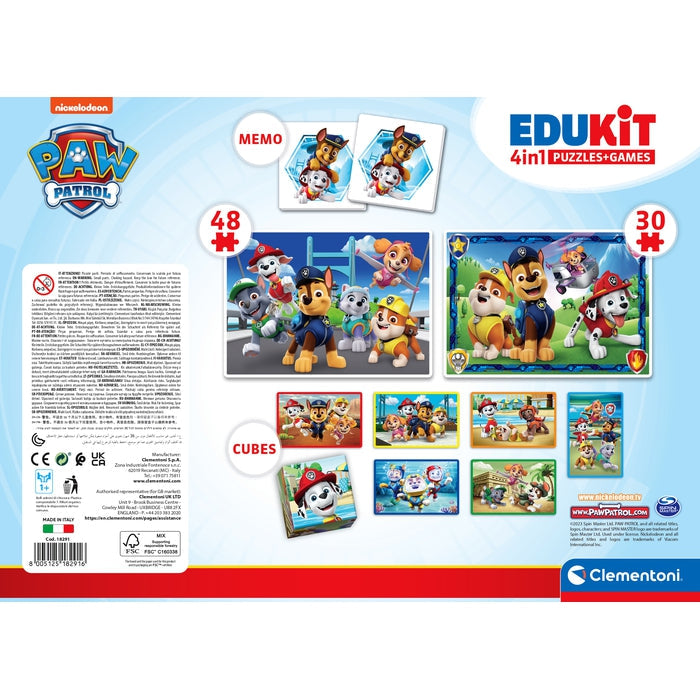 Edukit 4 en 1 - Pat'Patrouille - Clementoni