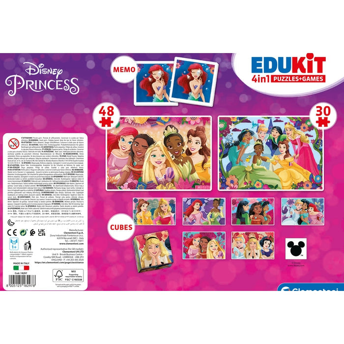 Edukit 4 en 1 - Disney Princess - Clementoni