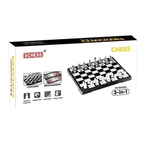 Jeu d’échecs magnétique 3 en 1 – Enfant +6 ans