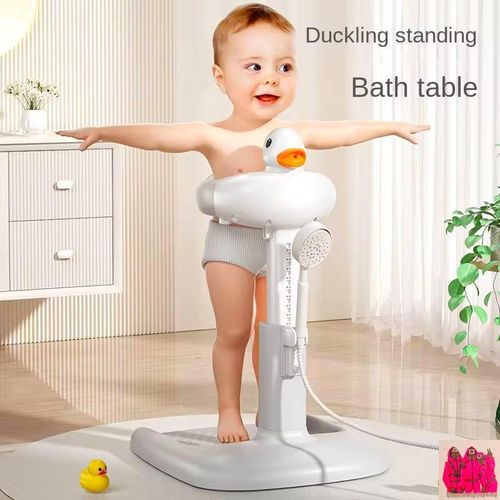 Baignoire Pliable avec Dispositif d’Aide au Bain – Antidérapante