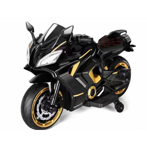 Moto Électrique Rechargeable pour Enfants – LED, USB & Musique