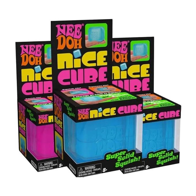 NeeDoh Cube – Cube Anti-Stress Sensoriel à Malaxer et Étirer