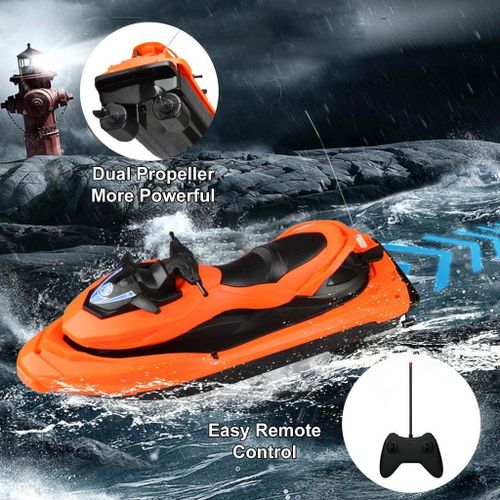 Bateau Télécommandé Électrique Étanche – Course Rapide