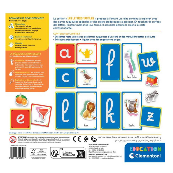 Les Lettres Tactiles Clementoni