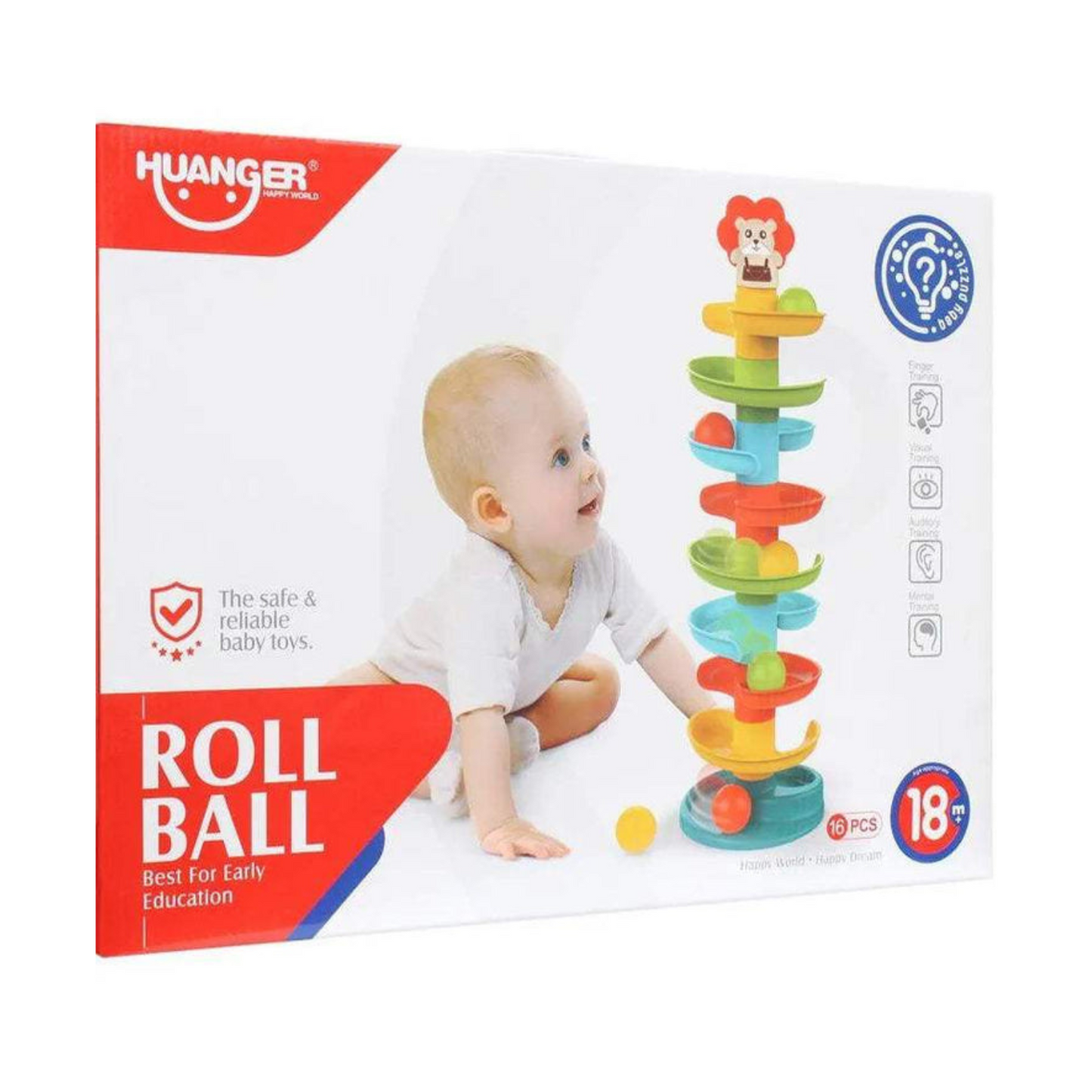 Tour de jeu éducatif avec balles – Huanger