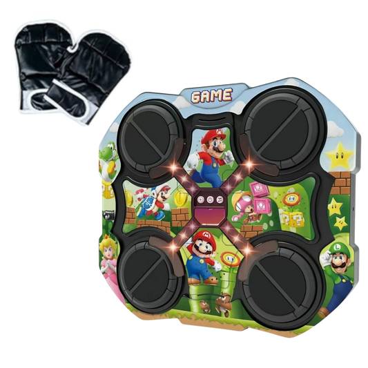 Machine de Boxe Musicale Super Mario – Murale avec LED et Musique