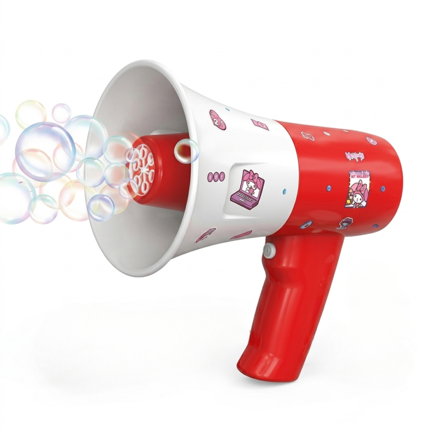 Mégaphone 2-en-1 My Melody – Machine à Bulles & Microphone - Rouge