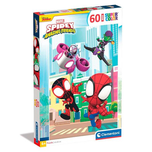 Puzzle Maxi Pièces 60 - Spidey et ses Amis Extraordinaires - Clementoni