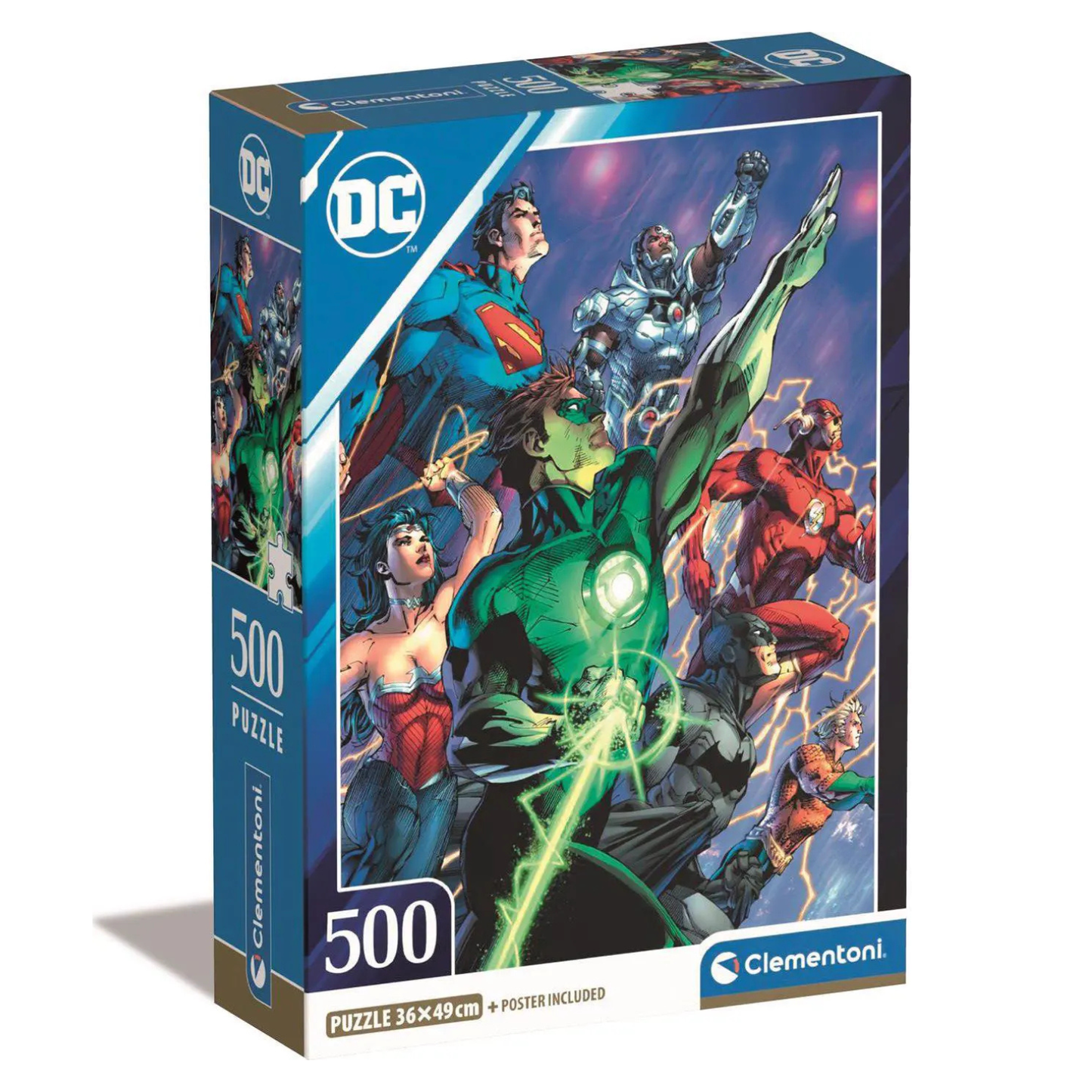 Puzzle Justice League - 500 Pièces - Clementoni
