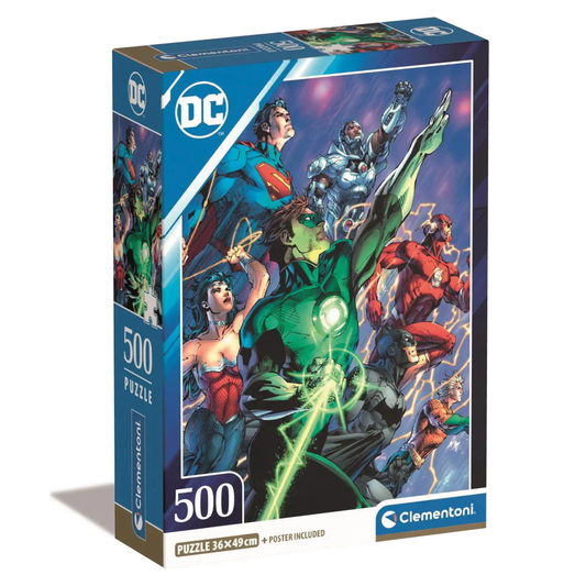 Puzzle Justice League - 500 Pièces - Clementoni