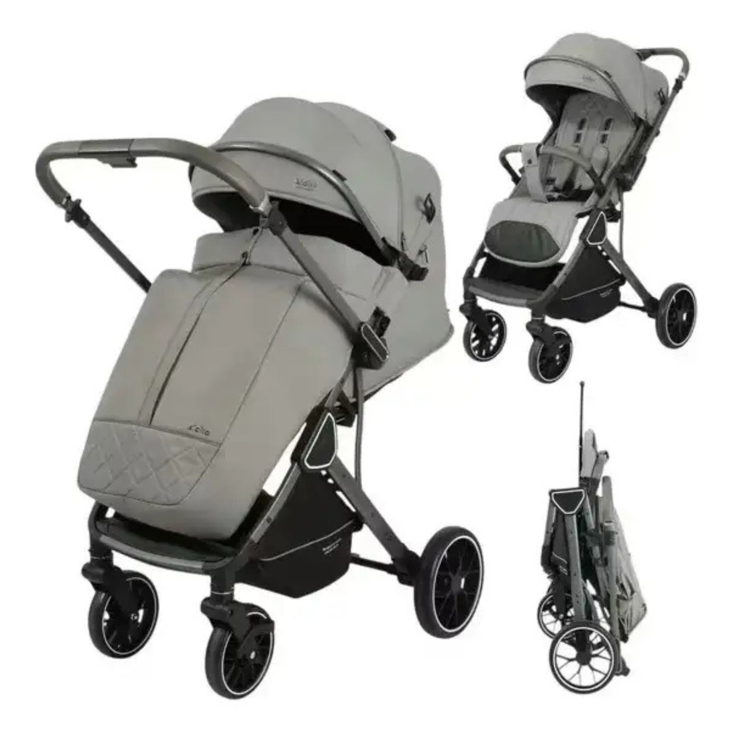 Poussette Compacte Avec Couvre Jambe K101F – Kidilo