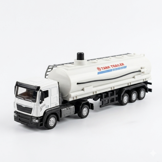 Camion Citerne Blanc – Tank Trailer – Alliage 1:32
