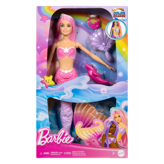 Poupée Sirène Barbie “Malibu” – Change de Couleur – Mattel