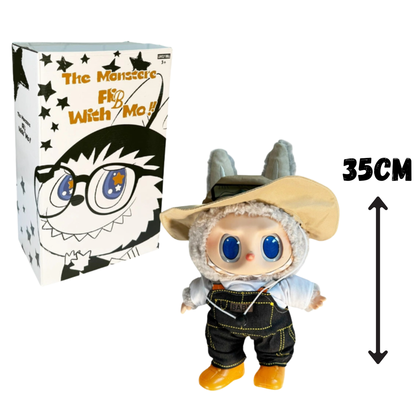 Labubu Petit Fermier – Peluche Collector 35 cm