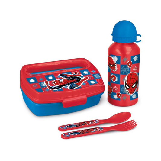 Set Lunch Box Spider-Man – 4 pièces