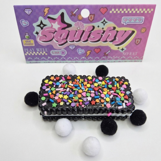 Squishy Biscuit Oreo – Jouet Anti-Stress Gourmand & Irrésistible