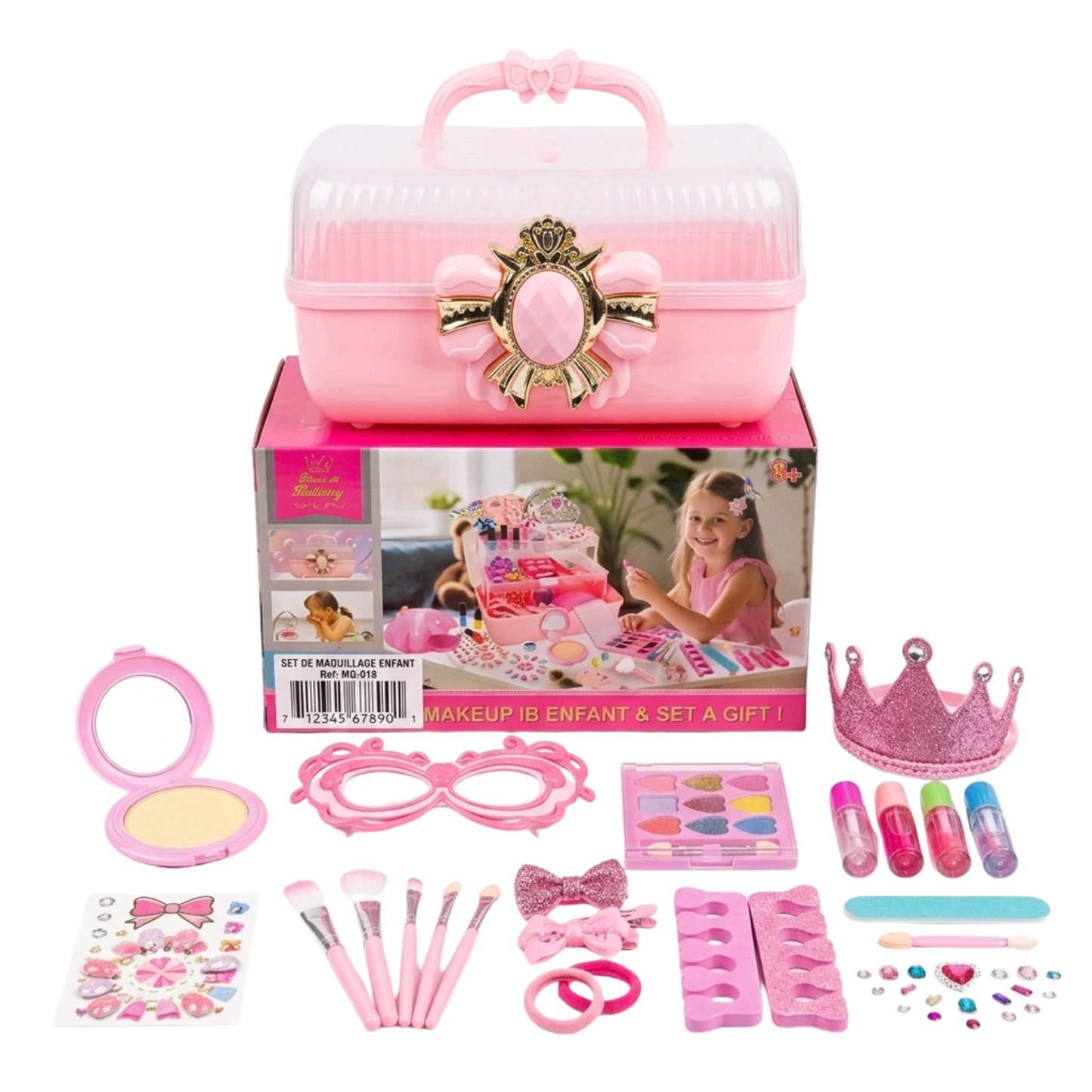 Vanity Rose – Coffret Maquillage 18 pcs