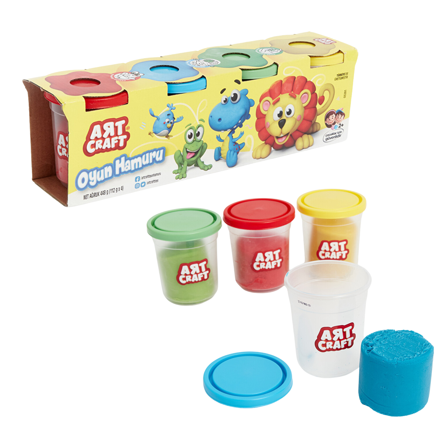 Lot De 4 Pièces De Pâte À Modeler ART Craft