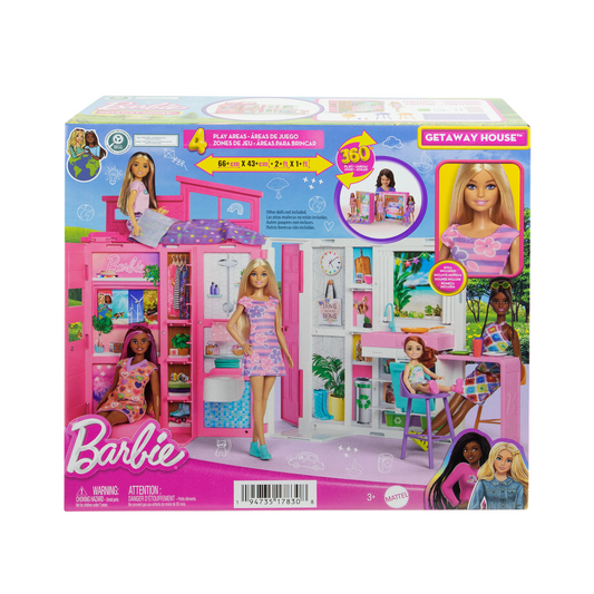 Barbie Maison de Vacances avec Poupée – Set de jeu complet