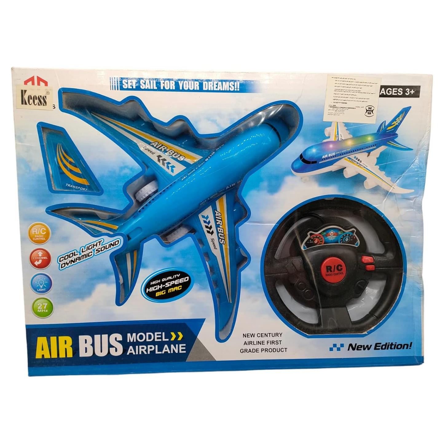 Avion "Earth Ride" terrestre avec télécommande