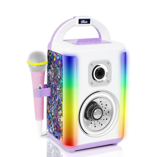 Machine de Karaoké BAKAM pour Enfants avec Microphones