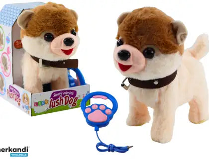 Peluche Chien Milo – Animal de Compagnie avec Maisonnette