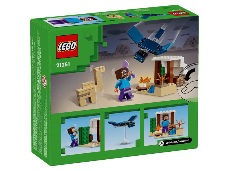 LEGO® Minecraft® 21251 - L'Expédition dans le Désert de Steve