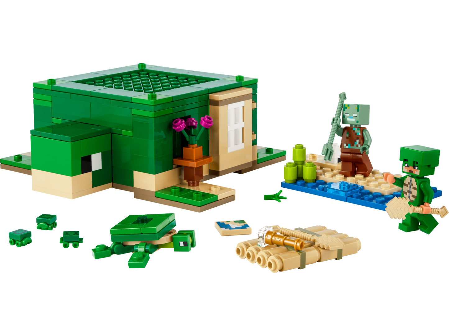 La maison de la plage de la tortue - LEGO® Minecraft®
