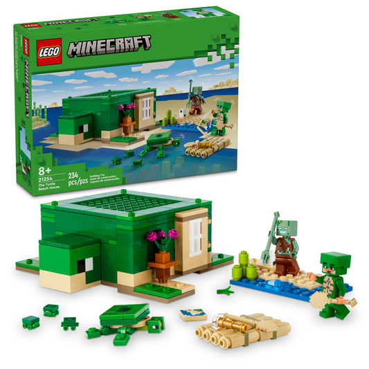 La maison de la plage de la tortue - LEGO® Minecraft®