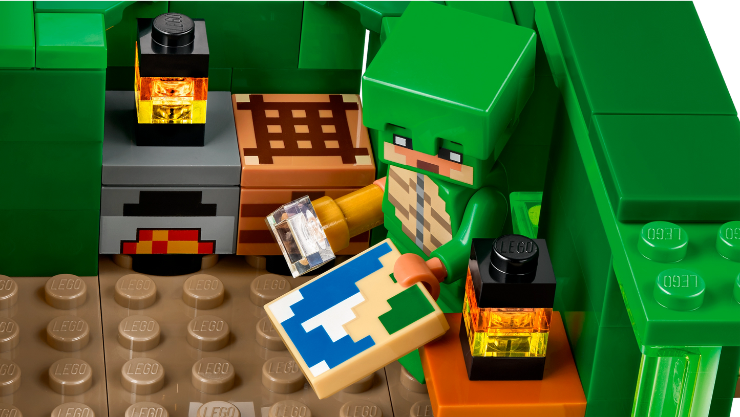 La maison de la plage de la tortue - LEGO® Minecraft®