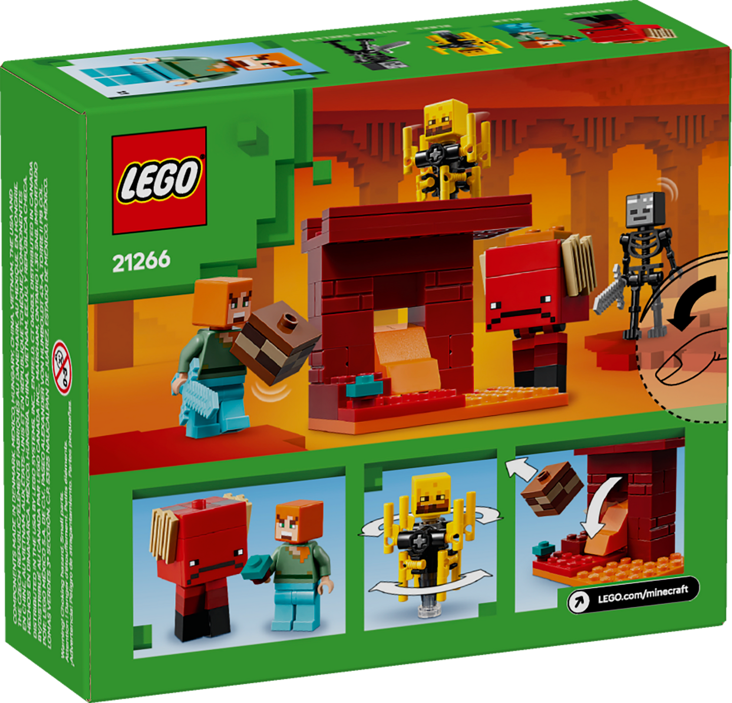 La bataille de la lave du Nether - LEGO® Minecraft®