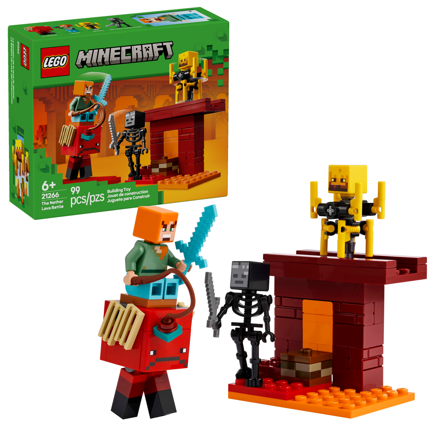 La bataille de la lave du Nether - LEGO® Minecraft®