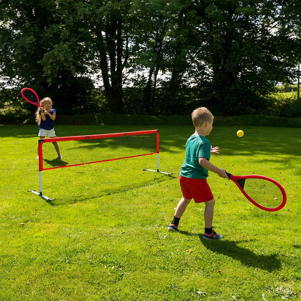 Kit de Tennis Enfant – Filet + Raquettes + Balles Mousse