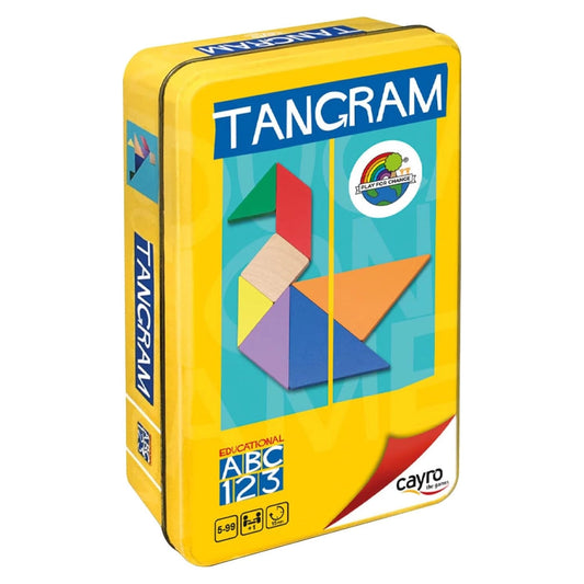 Tangram en Bois – Boîte Métallique – Cayro