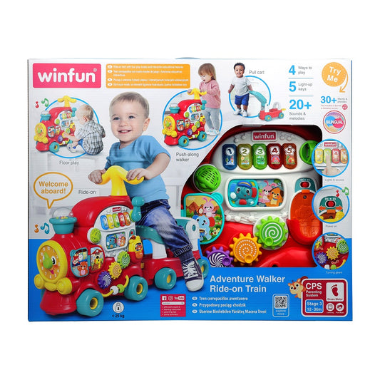 Train Trotteur d’Aventure 4 en 1 – Winfun (12M+)