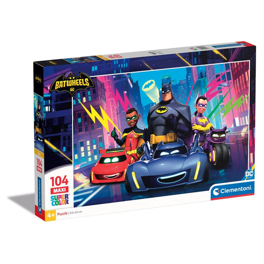 Puzzle Batwheels – 104 pièces – Clementoni
