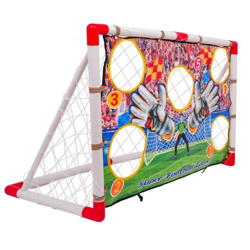 Cage de Foot avec Cible – Ballon & Gonfleur Inclus