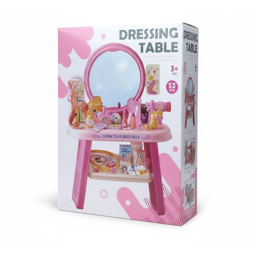 Coiffeuse Jouet Enfant 53PCS – Table de Maquillage Interactive