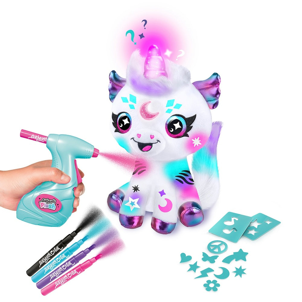 Peluche interactive licorne cosmique Airbrush Plush