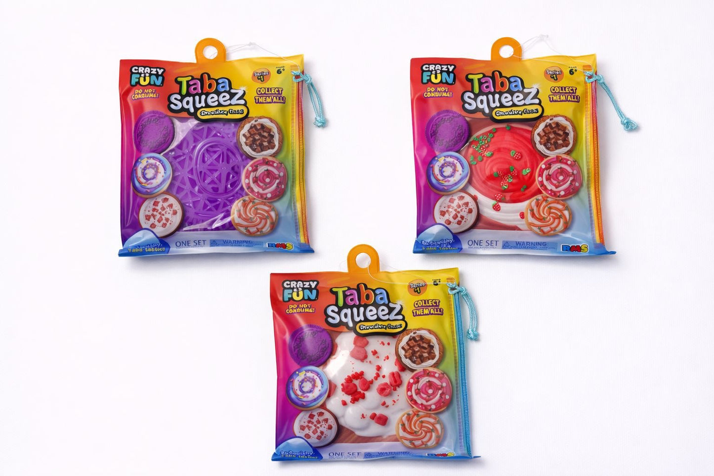 Taba Squeez Cookies – 1 Squishy Gourmand (Modèle Aléatoire)