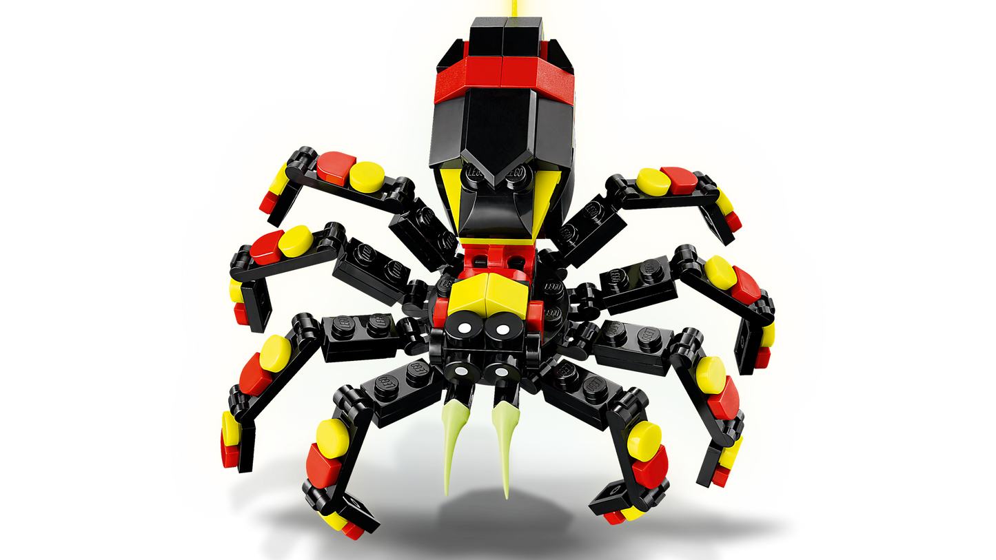 LEGO® Creator 3-en-1 – Animaux Sauvages : L’Araignée Surprenante
