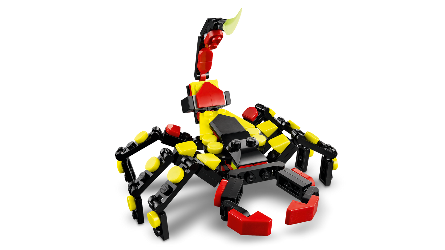 LEGO® Creator 3-en-1 – Animaux Sauvages : L’Araignée Surprenante