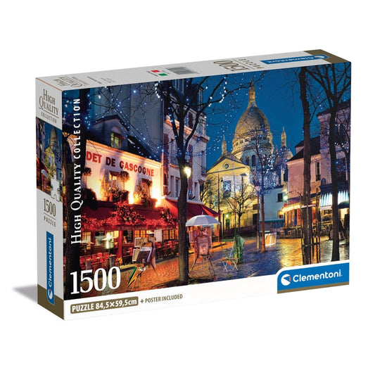 Puzzle 1500 pièces – Paris Montmartre – Clementoni