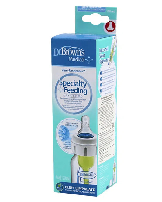 Dr. Brown’s Biberon Système d’Alimentation Spécialisé 250 ml + Tétine L1 & Valve